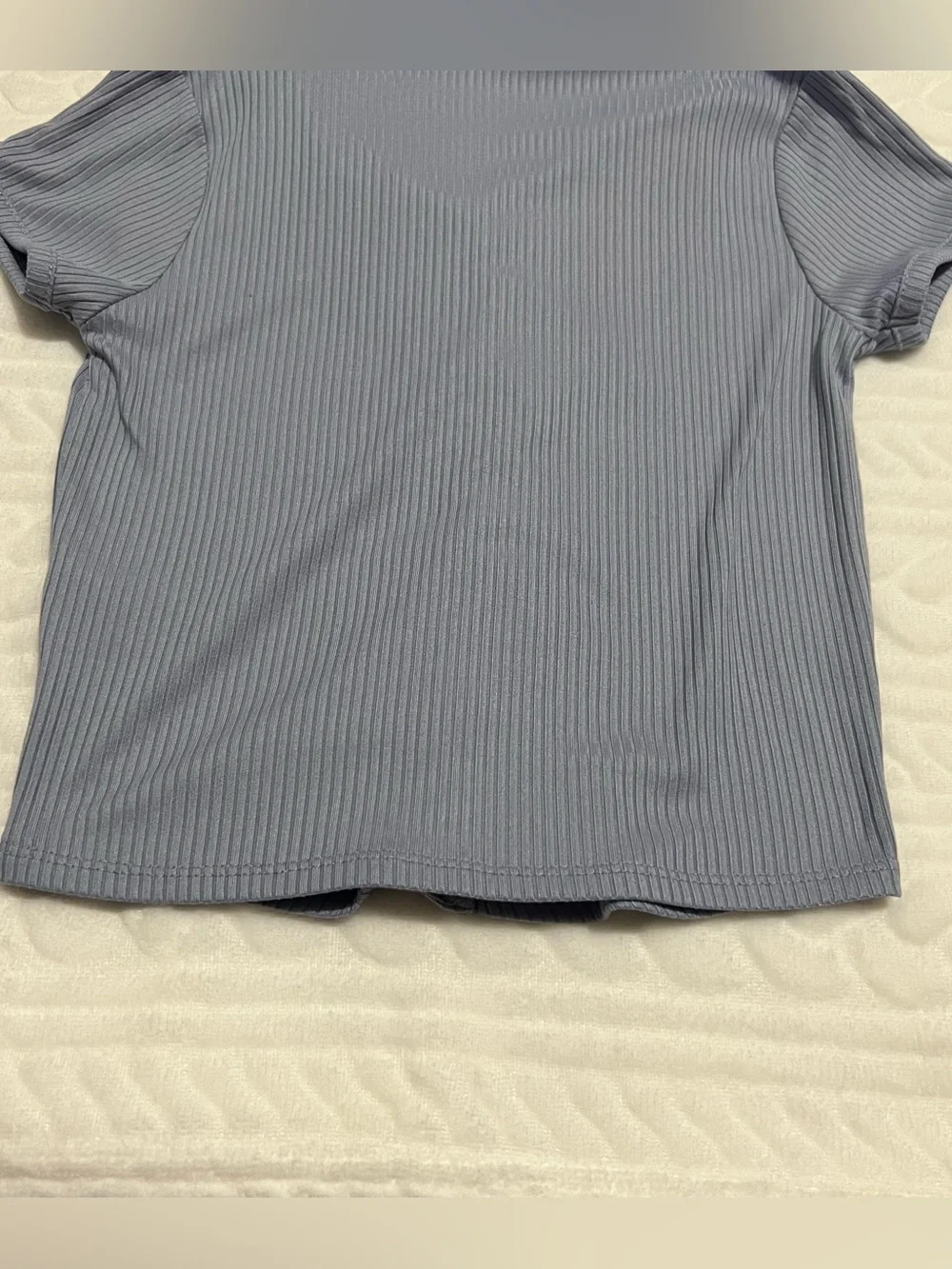 💗 Beautees - Girls Blue Short-Sleeve Button Front Top with Plaid Skirt‎